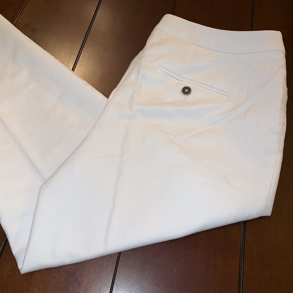 Chico's White Cropped Pants